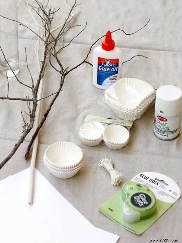 How to make paper flowers using cupcake liners or coffee filters