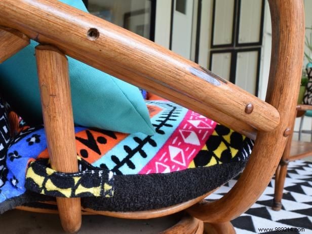 How to make outdoor slips from beach towels