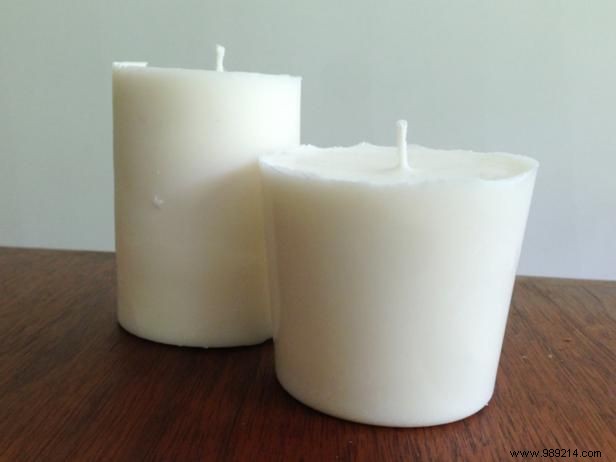 How to make pillar candles using plumbing supplies