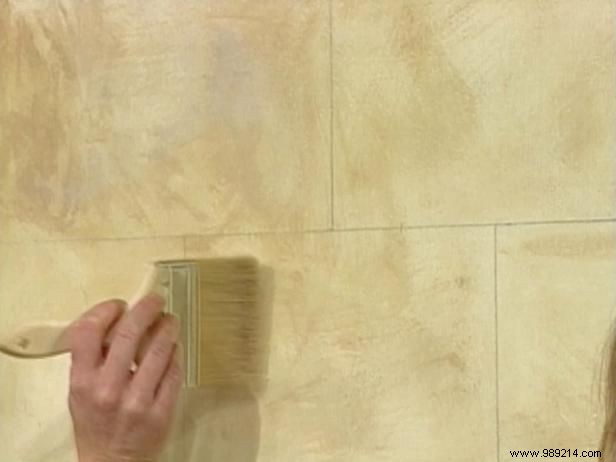 How to Paint a Faux Limestone Finish