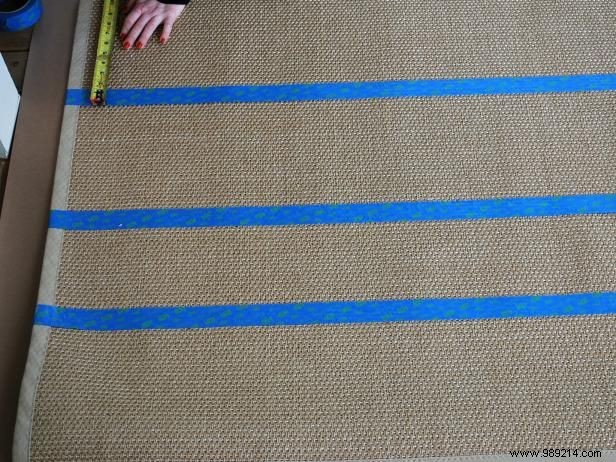 How to Paint a Country Style Sisal Rug