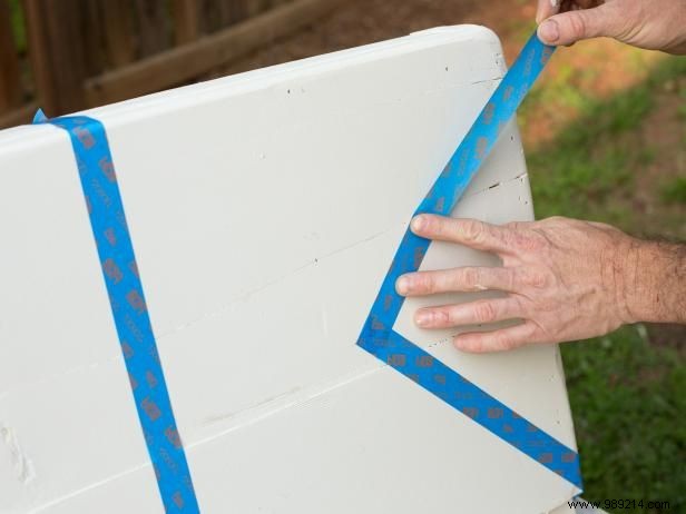 How to paint nautical flags on a bench