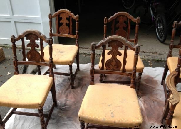 How to re-cushion old dining room chairs
