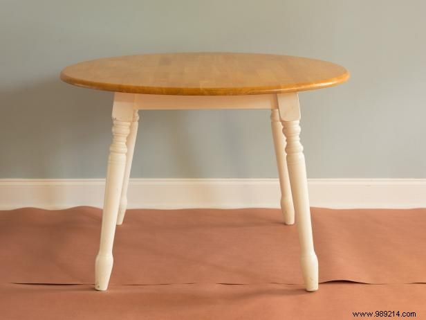 How to repurpose a dining room table into an activity table for kids