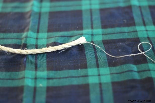 How to sew a rope trim pillow