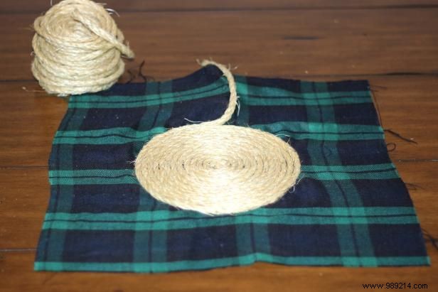 How to sew a rope trim pillow