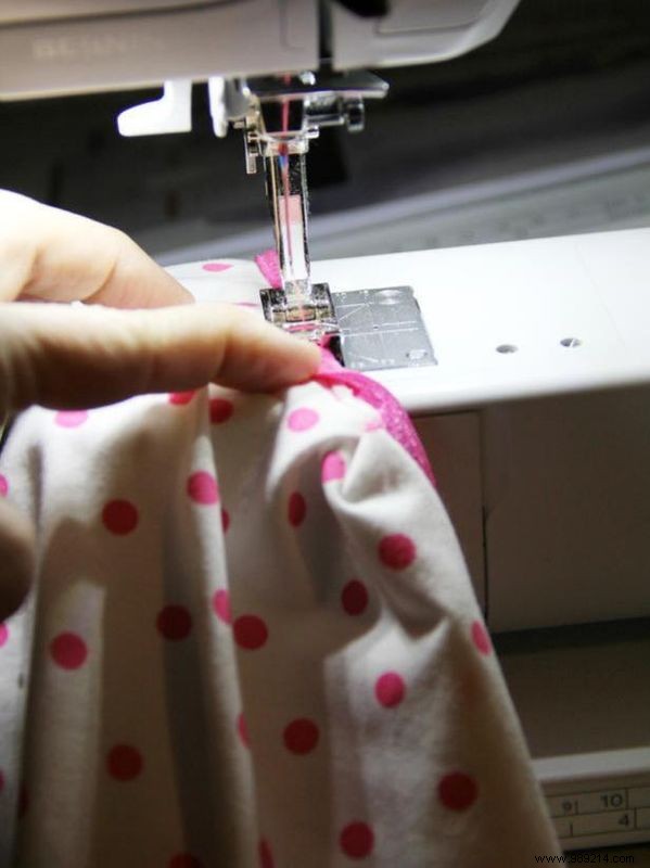 How to sew a knit baby dress