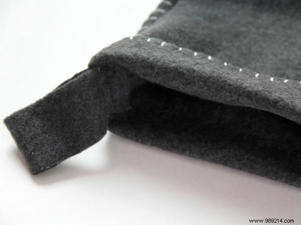 How to sew a fleece Christmas stocking
