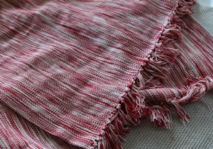 How to turn a flat woven rug into a slip stitch pillow
