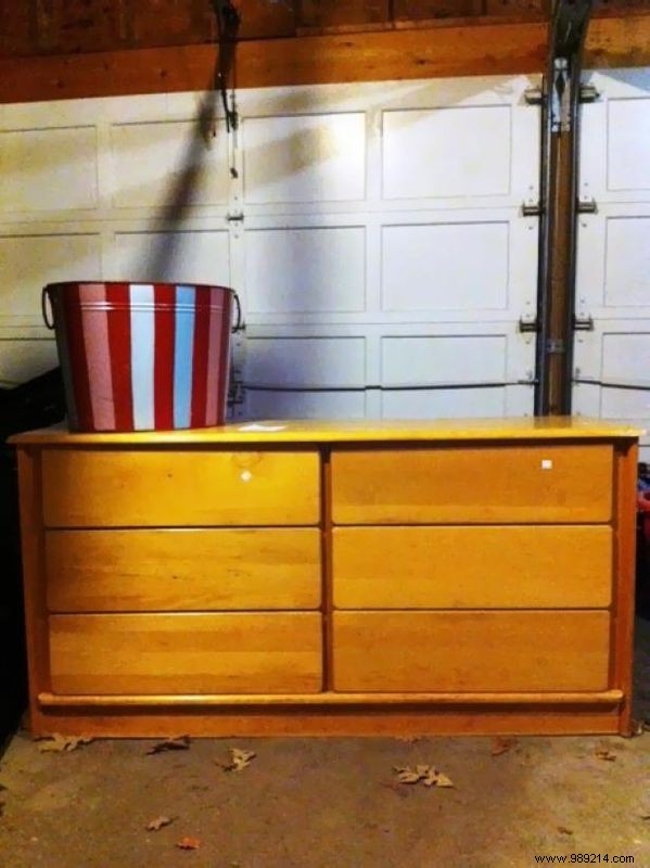 How to Turn an Old Dresser Into Mudroom Storage