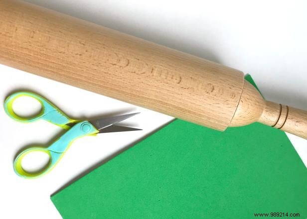 How to use a roller to print cactus print tea towels