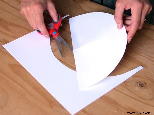 Make a Crepe Paper Christmas Tree Centerpiece