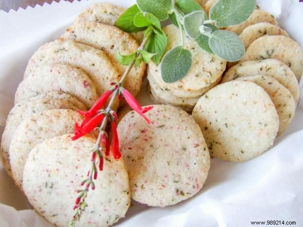 Make delicious herb cookies straight from the garden