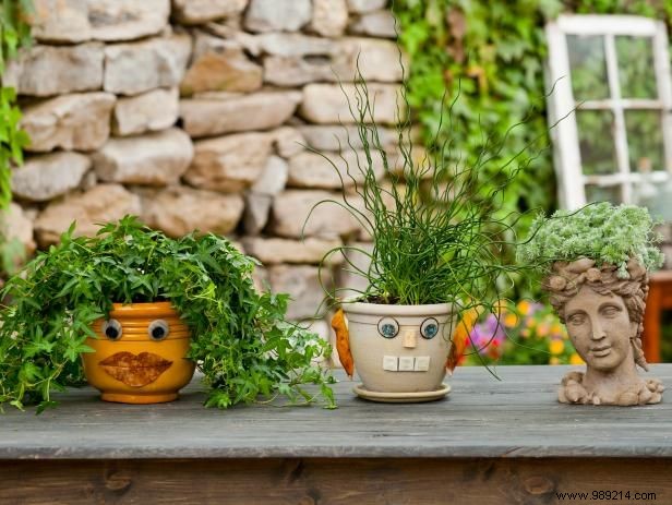 Personalize your pots Put a face on your pots