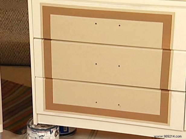 Recycle bedroom furniture by painting it
