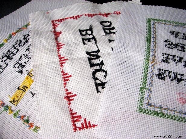 Subversive Cross Stitch Pattern Sew What?