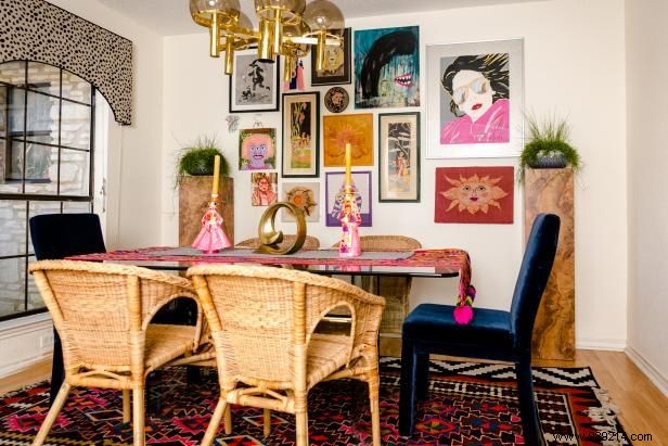 A tour of Jennifer Perkins  colorful and eclectic home